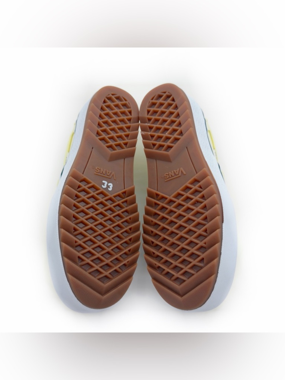 Vans Asher Platform Slip On Shoes Women’s 7 Pastel Yellow White - Picture 6 of 7